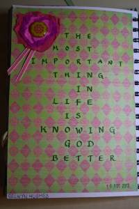 The most important thing in life...