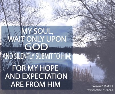Psalm 62 v 5