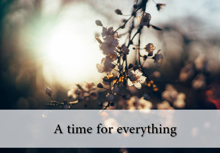 A TIME FOR