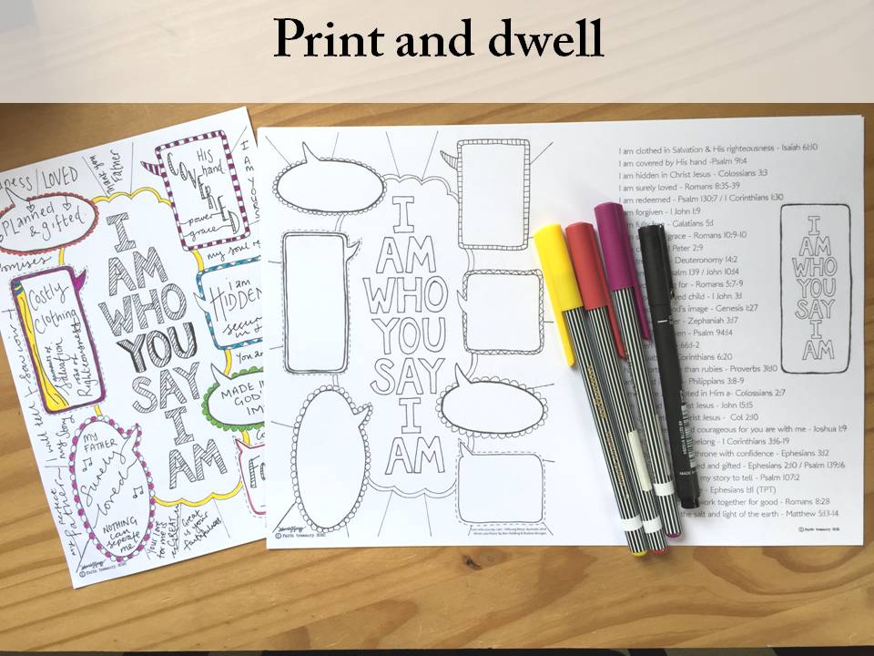 i am who you say i am craft